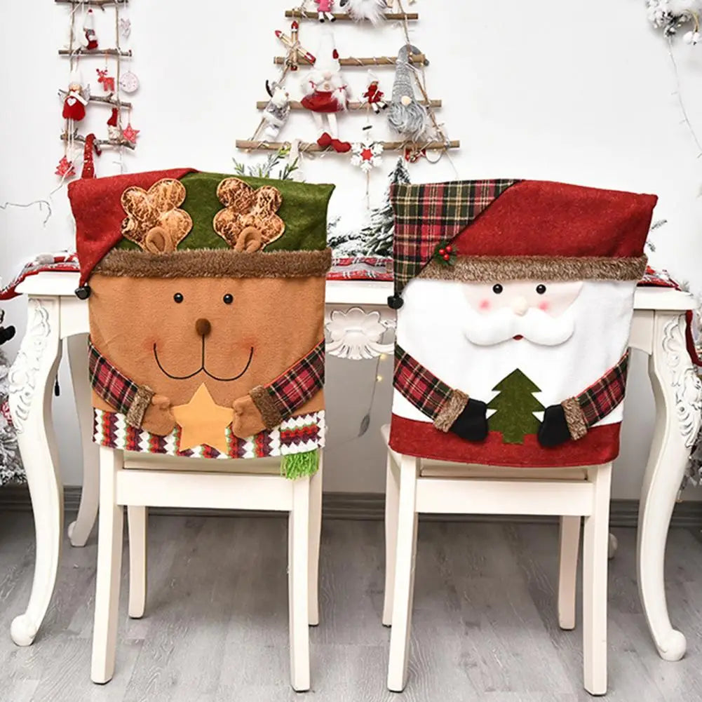 Christmas Chairs Slipcover