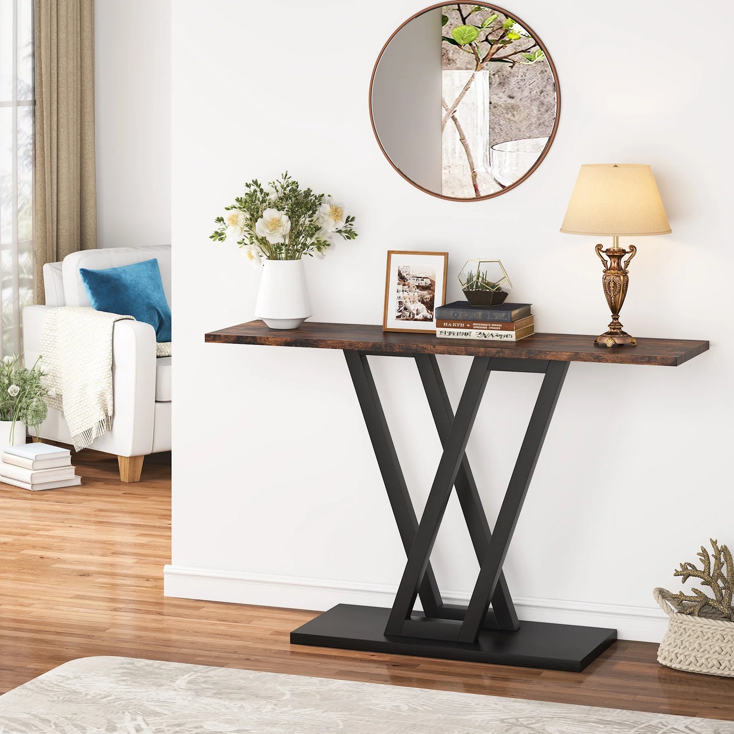 Industrial Console Table