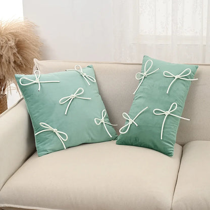 Bow Throw Pillow Cover