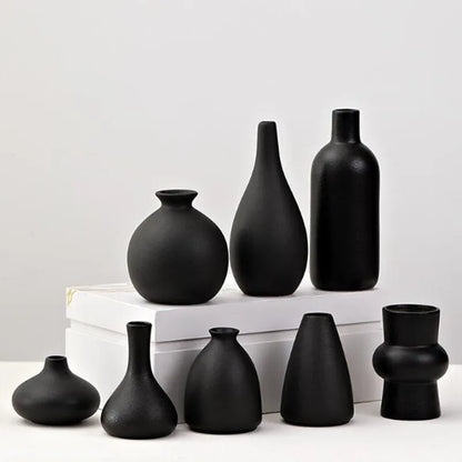 Creative Black Porcelain Vase