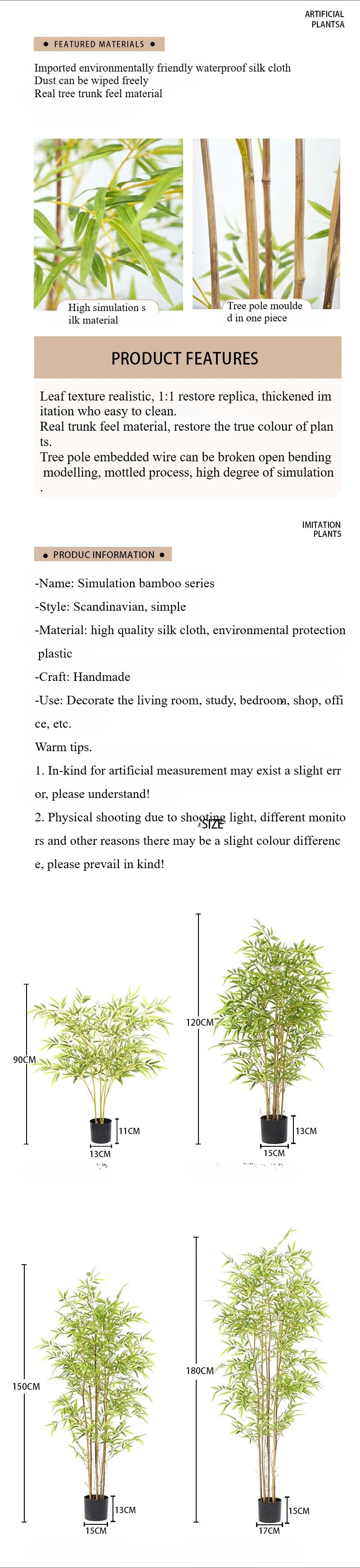 Artificial Bamboo Tree