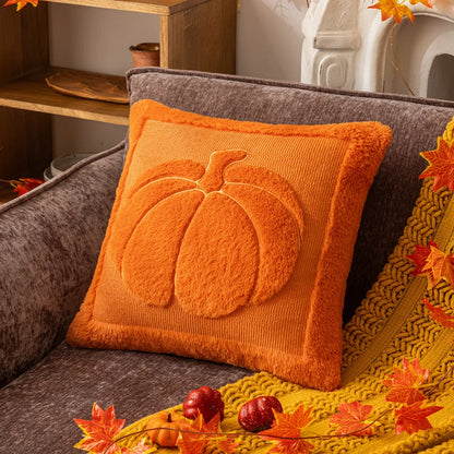 Halloween Pumpkin Plush Pillowcase