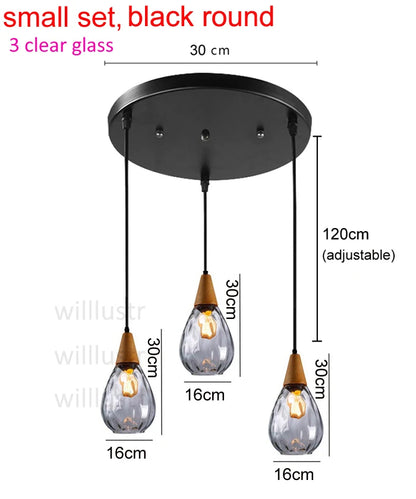 Aquatex Glass Pendant Light