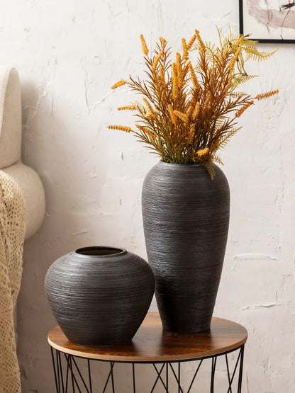 Japanese Black Coarse Pottery