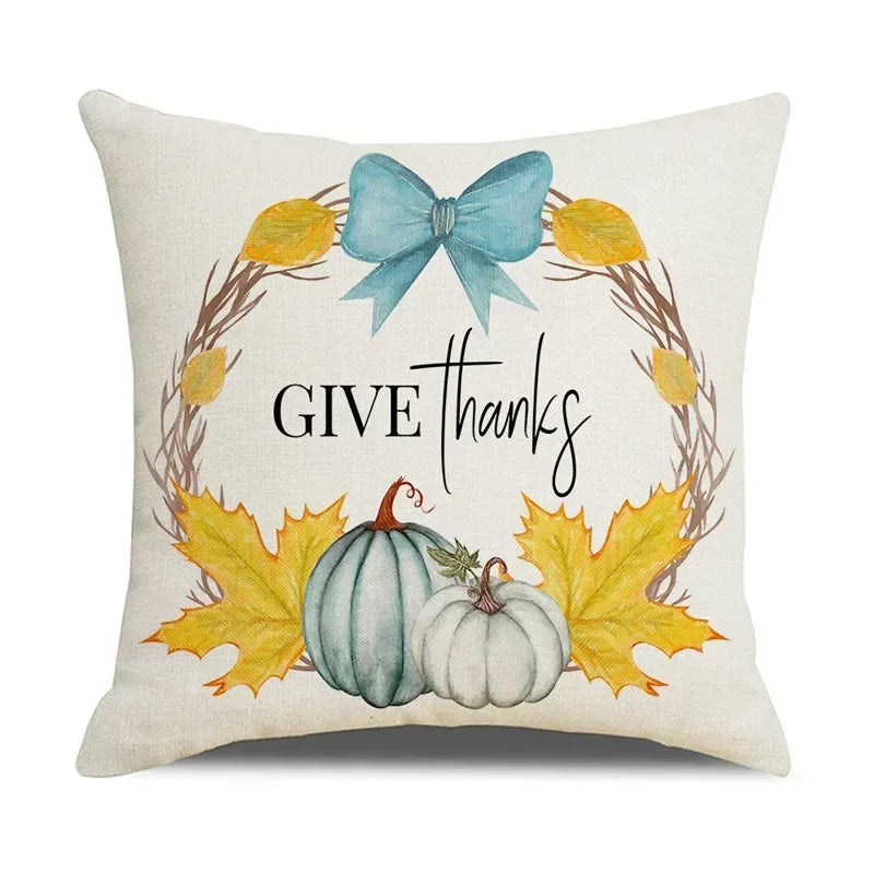 Thanksgiving Cushion Cover