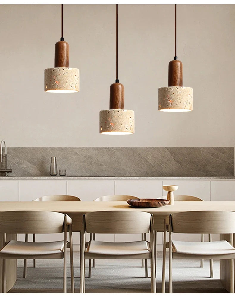 Japanese Marble Pendant Light