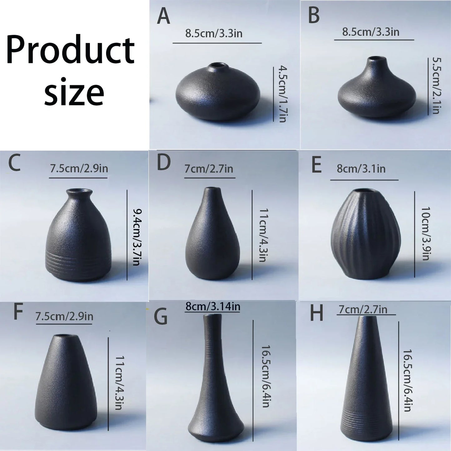 Black Japanese Pottery