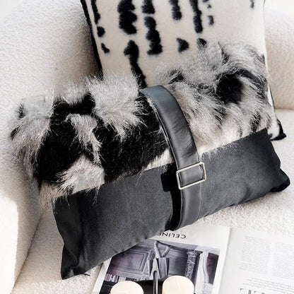 French Retro Black/White Pillow Cover