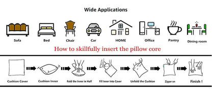 Christmas Dutch Velvet Sofa Pillow Cover