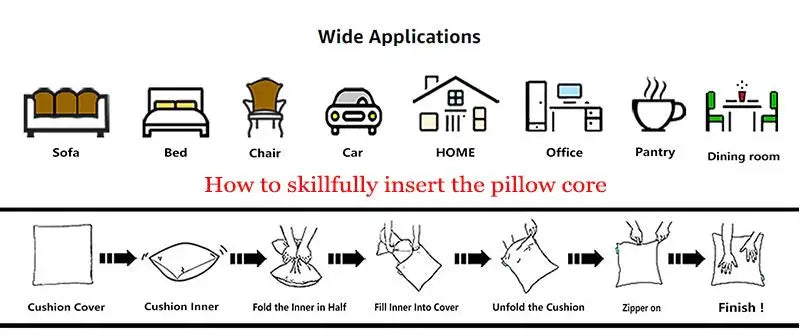 Christmas Tree Embroidery Throw Pillow Cover