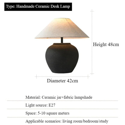 Wabi Sabi Ceramic Table Lamps