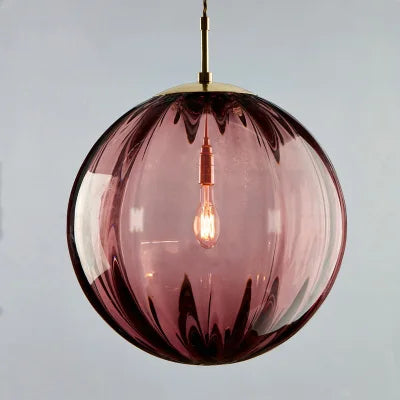 Glass Ball Pendant Light