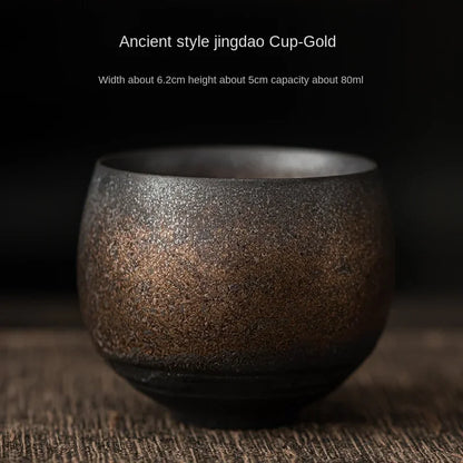 Japanese Style Handmade Stoneware Tea Cup