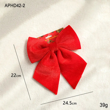 Christmas Velvet Red Bow