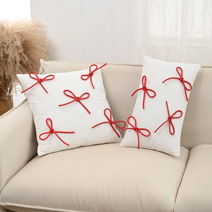 Bow Throw Pillow Cover