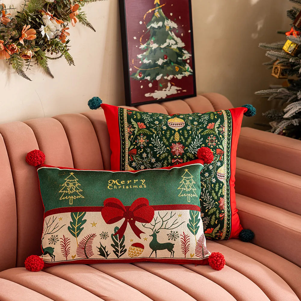 Christmas Cushion Cover Cartoon