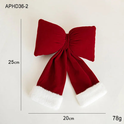Christmas Velvet Red Bow