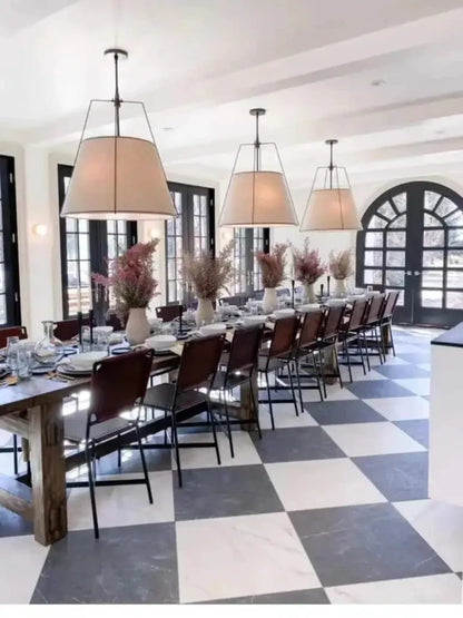 Vintage Cloth Pendant Light