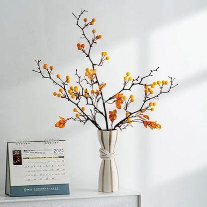 Double Ear Ceramic Vase