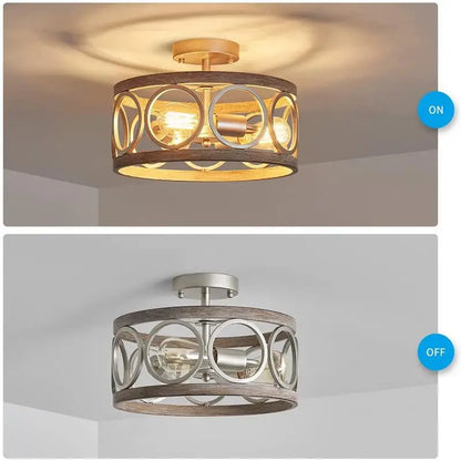 Industrial Circular Chandelier