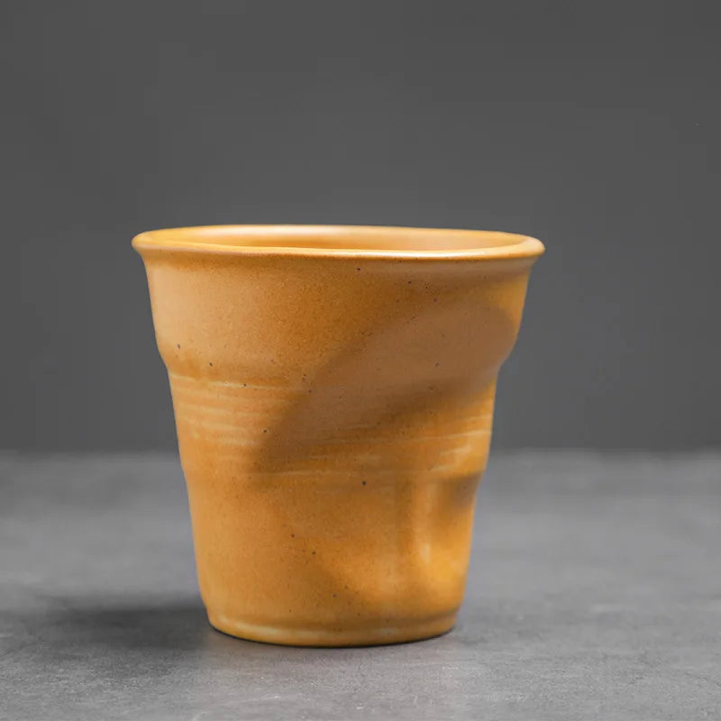Irregular Ceramic Coffee Cup