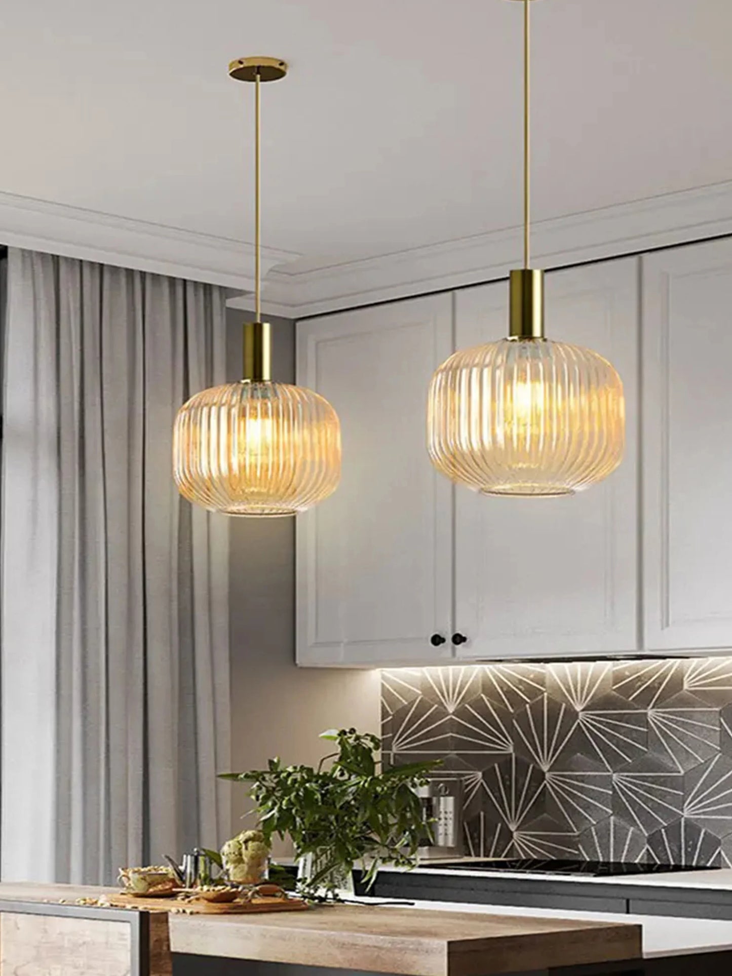 Smoke Glass Pendant Lights