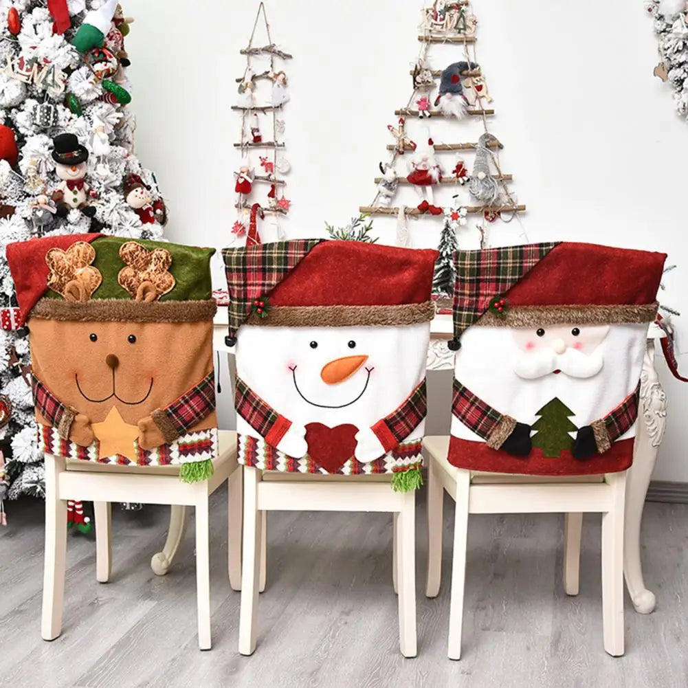 Christmas Chairs Slipcover