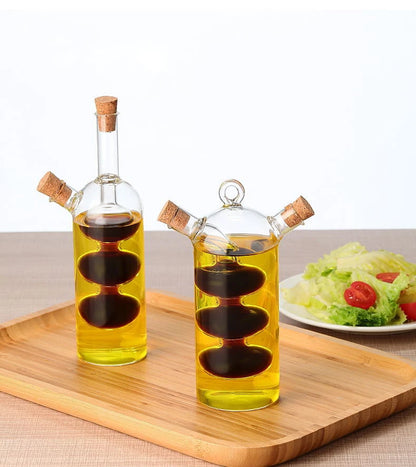 Two-in-one Glass Oil Bottle