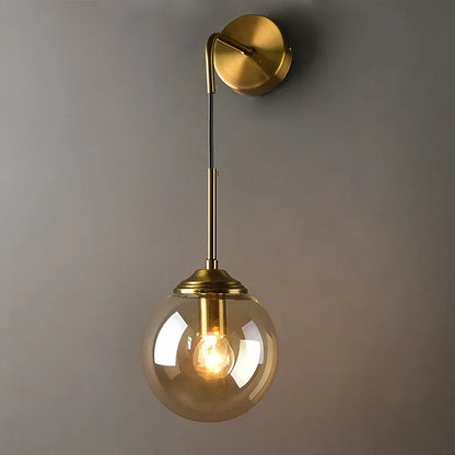 Modern Ball Glass Sconce