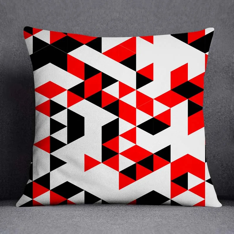 Colorful Geometric Cushion Cover