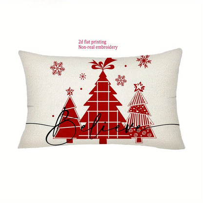 Christmas Tree 'Believe' Pillowcases