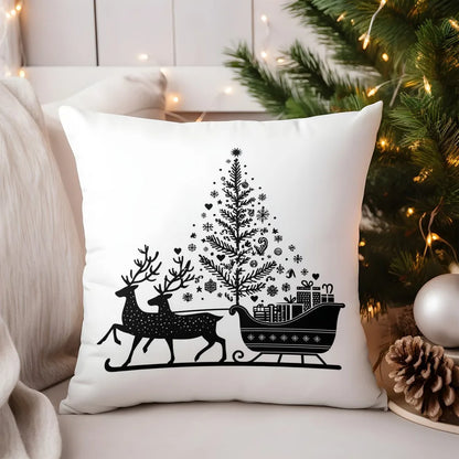 Christmas Pattern Pillow Cover