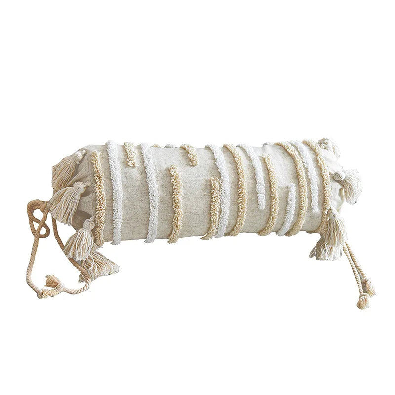 Tassel Ethnic Moroccan Style Throw Pillow Cover