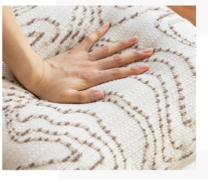 Creamy Simple Throw Pillowcase