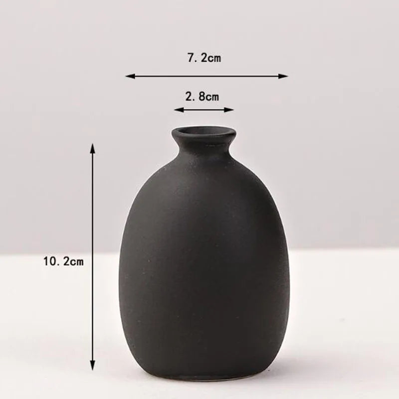 Creative Black Porcelain Vase