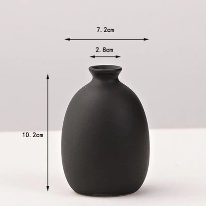 Creative Black Porcelain Vase