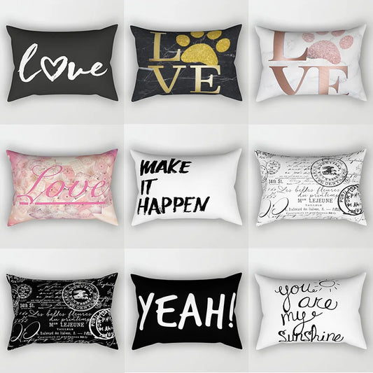 Love Letter Pillow Covers