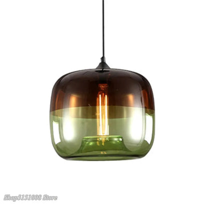 Apple Style Glass Pendant Light