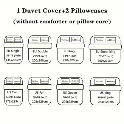 Merry Christmas Themed 3 Pc Bedding Set