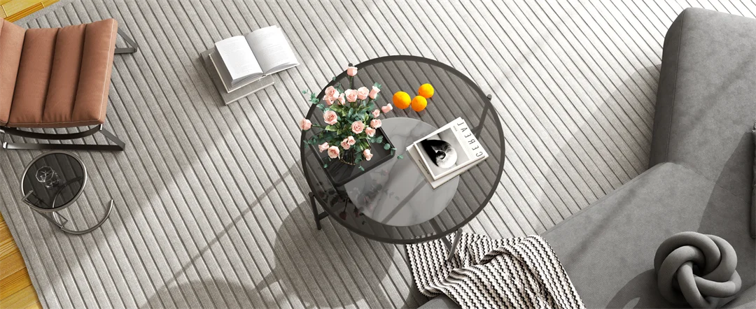 2-Tier Round Accent Table