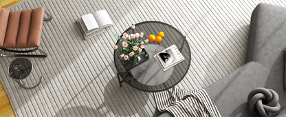 2-Tier Round Accent Table