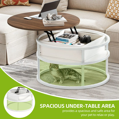 Round Lift Top Coffee Table