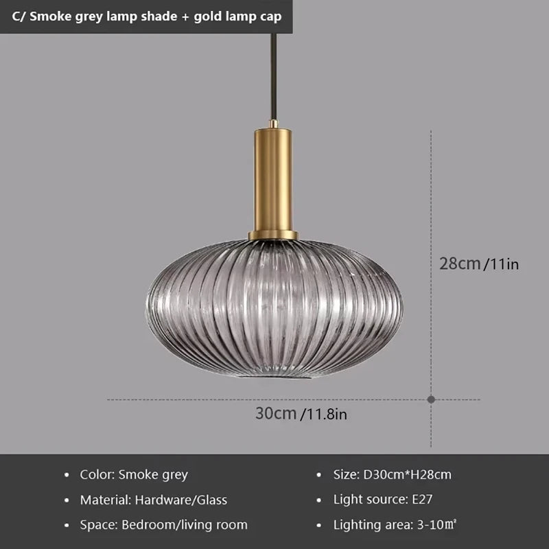 Smoke Glass Pendant Lights