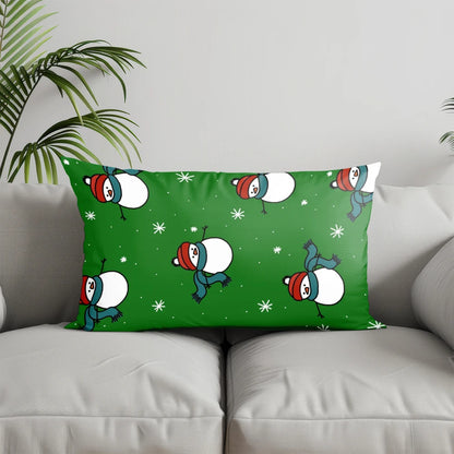 Red Plaid Pillow Cover