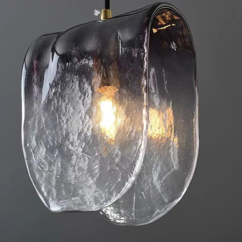 Modern Glass Hanging Art Chandelier