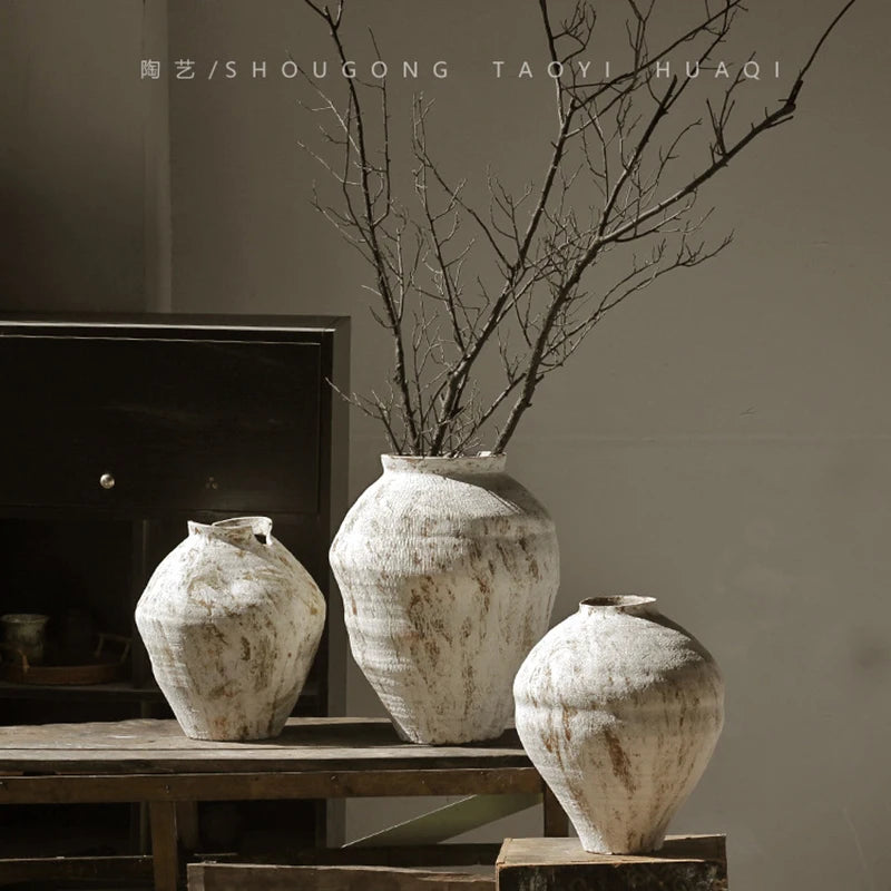 Zen Rough Pottery Jar