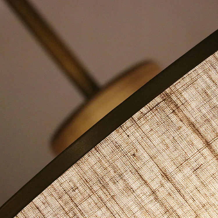 Round Cloth Shade Pendant Light