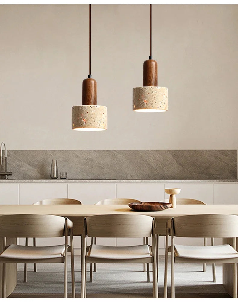Japanese Marble Pendant Light