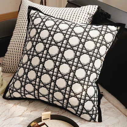 French Brown Throw Pillow Cover