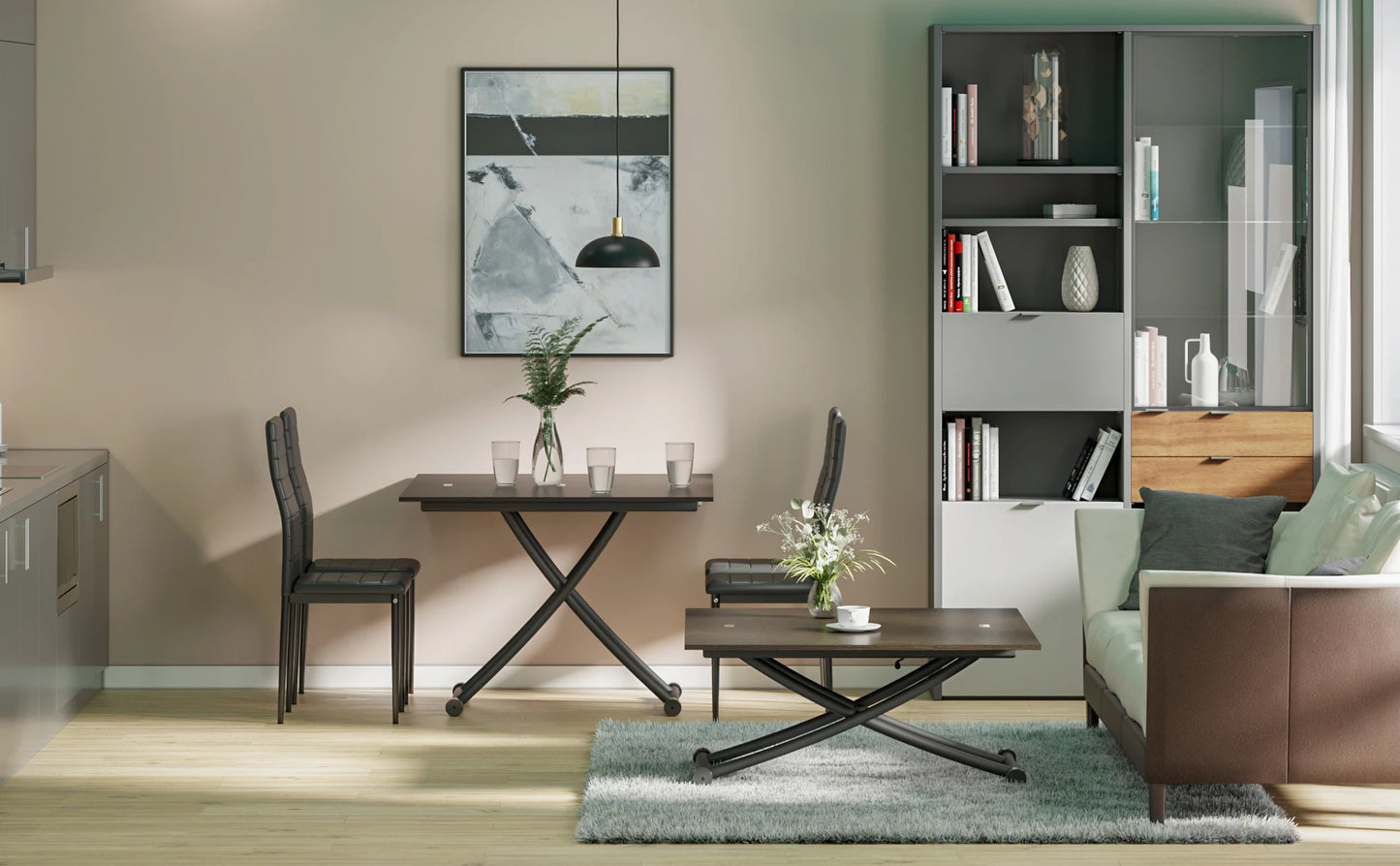 Height Adjustable Coffee Table